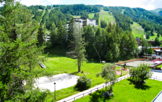 Vue de l'appartement à Pra Loup