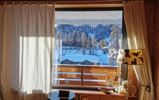 Vue de l'appartement à Pra Loup