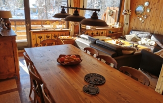 Salle à manger de l'appartement