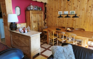 Salle à manger de l'appartement