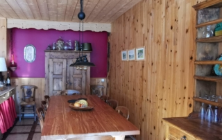 Salle à manger de l'appartement